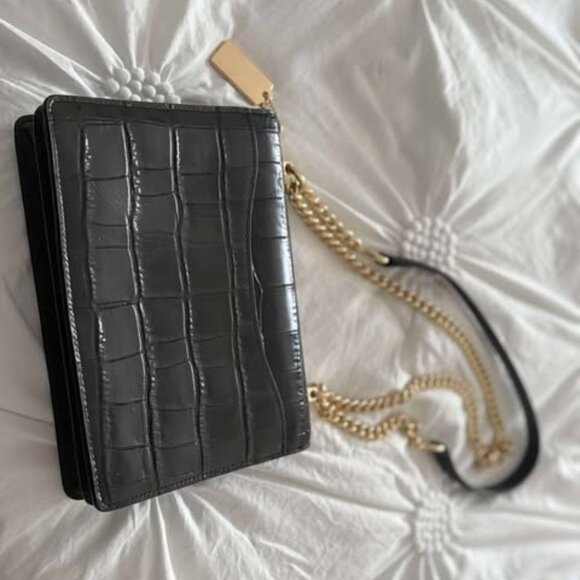 Coach Klare Crossbody Bag – Black with Gold Chain - Picture 2 of 4